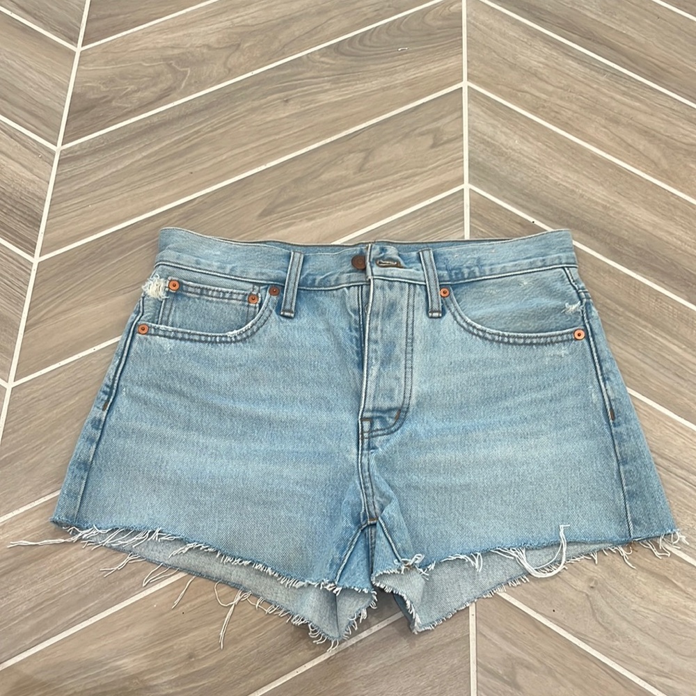 Madewell 3inch inseam denim shorts